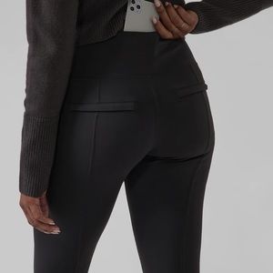 Athleta Delancey Herringbone black Leggings Size Small